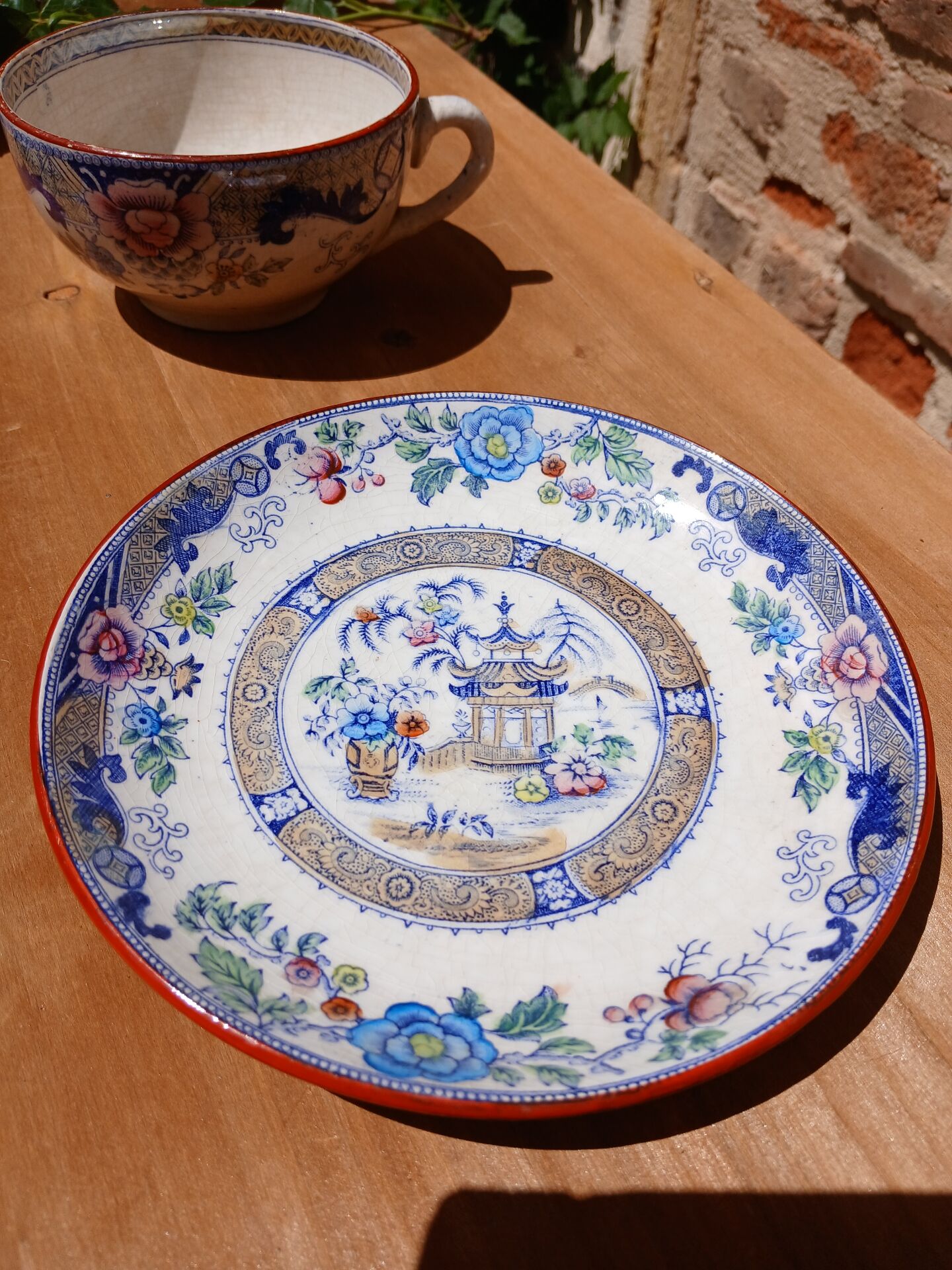 Antique ironstone cup