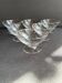 6 champagne glasses – Engraved crystal