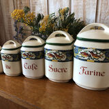 5 Louis Gueule earthenware pots