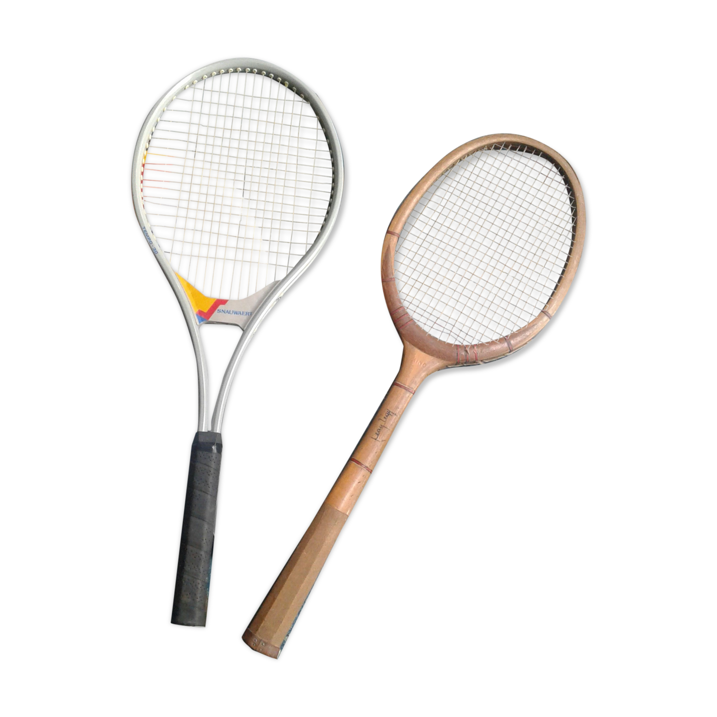 Vintage tennis rackets