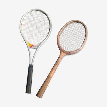 Raquettes de tennis vintage