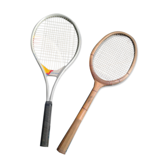 Raquettes de tennis vintage