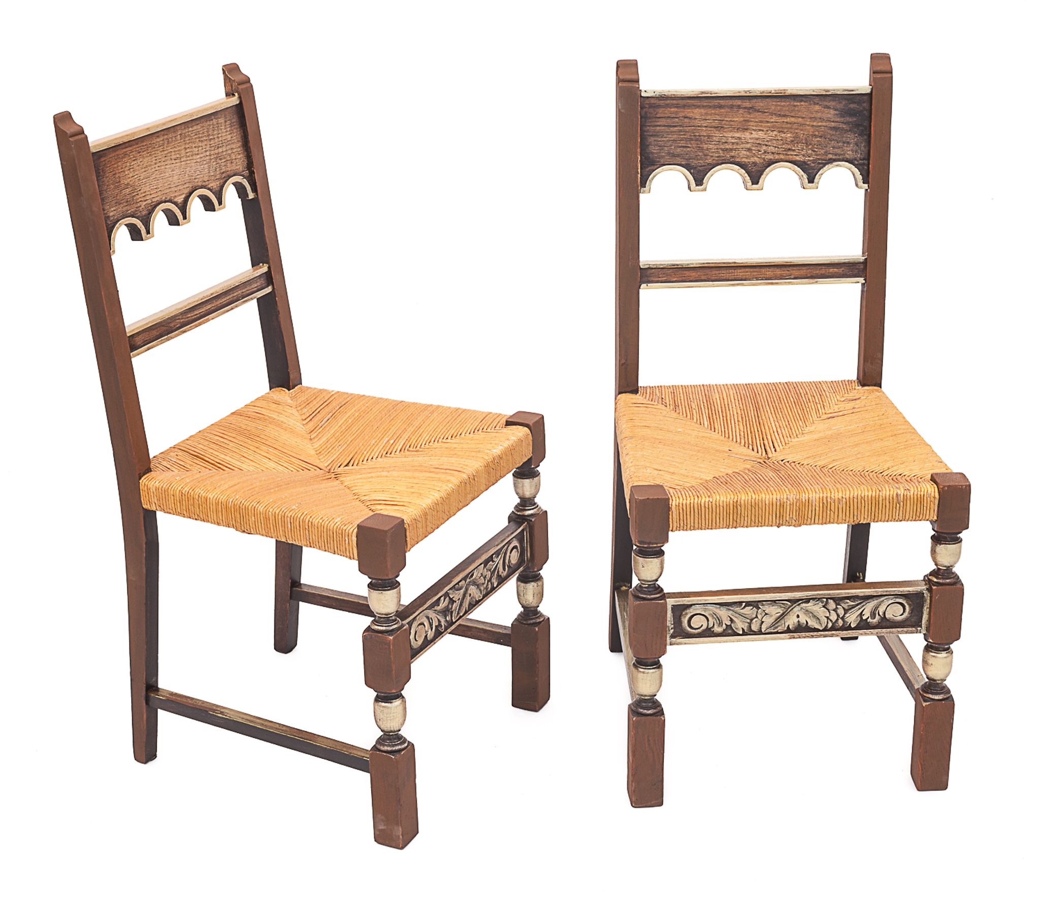 Set of 8 mulched chairs art deco 1940
