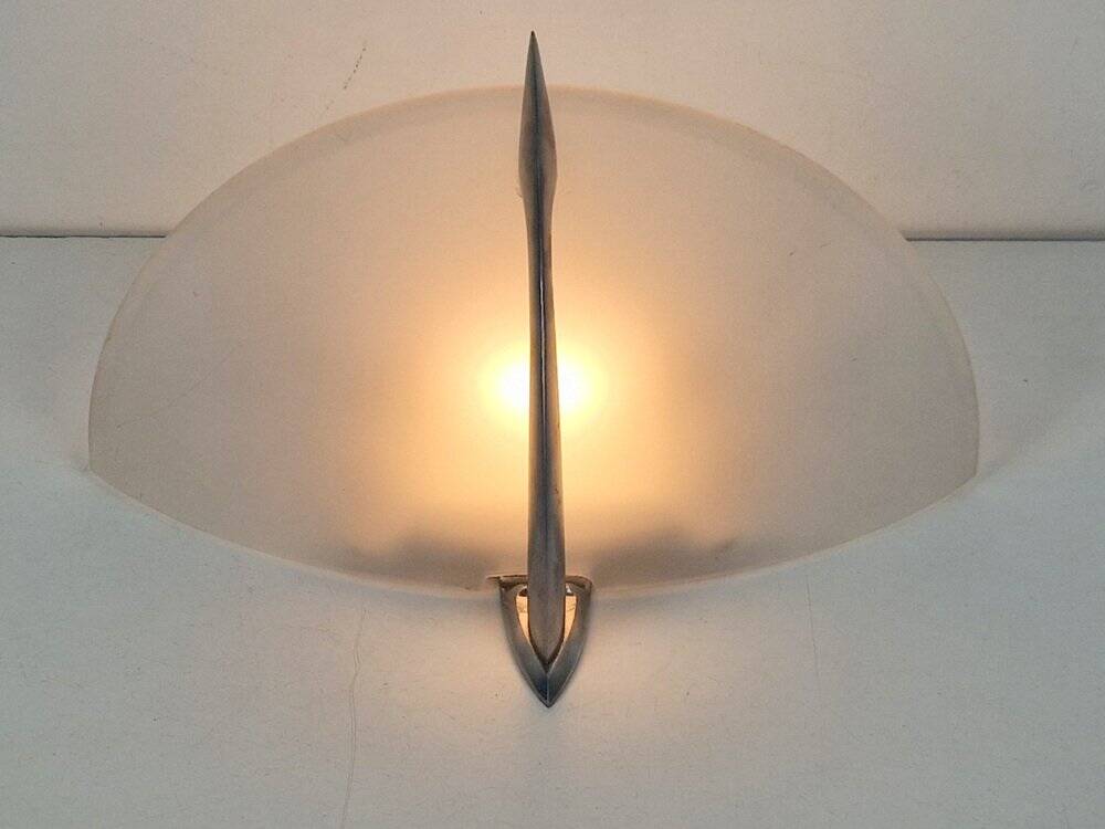 Lampe murale postmoderne vintage, Espagne, années 1980