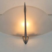 Lampe murale postmoderne vintage, Espagne, années 1980