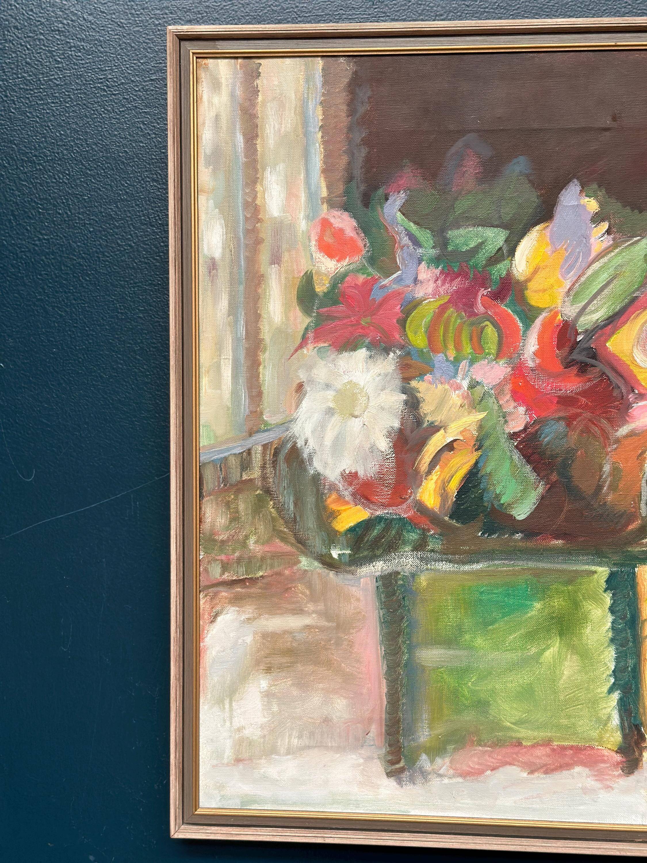 Original European Oil On Canvas – “Still Life” By Ante Gerhard