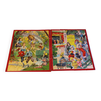 2 old guignolet theater puzzles