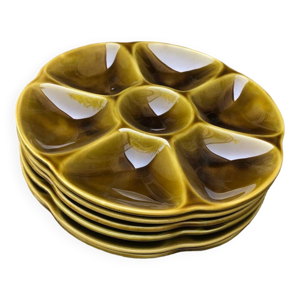 lot de 6 assiettes à