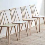 4 Chaises Farstrup 206 vert olive