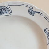 4 hollow plates Art Nouveau 1900 Onnaing Granite Algeciras, Lot 1