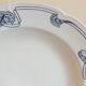 4 hollow plates Art Nouveau 1900 Onnaing Granite Algeciras, Lot 1