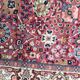 Old french carpet knotted 253 x 353 cm