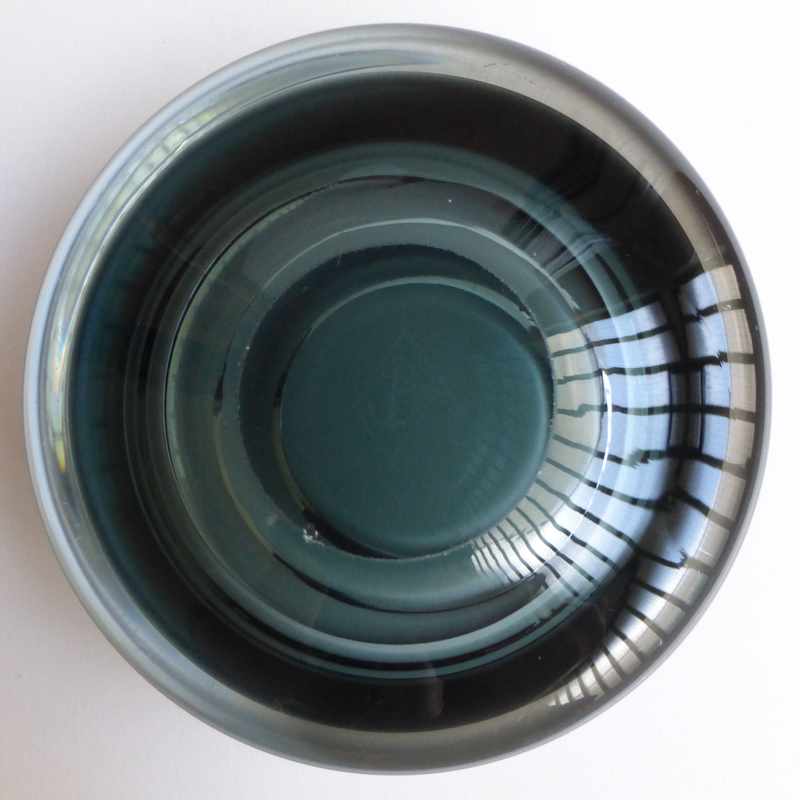 Scandinavian double-layered glass ashtray Per Lütken, 1960's