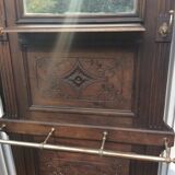 Door coat hat and door parapluise with ice