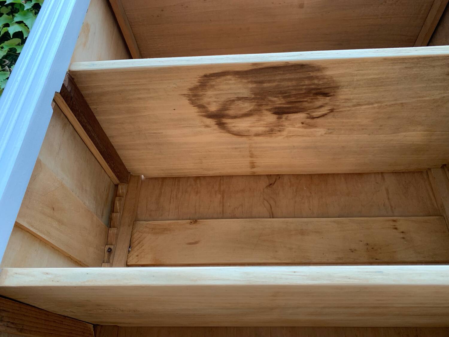 Antique Parisian glass cabinet H150