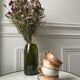 Lot of 4 coffee cups in sandstone