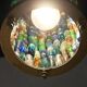 Lustre vintage en laiton