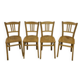 Série de 4 chaises bistrot