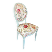 Chaise médaillon de style Louis XVI – garniture traditionnelle