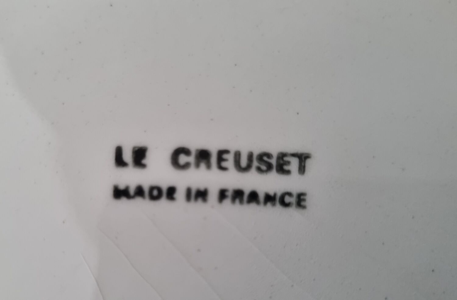 Le Creuset plates for fondue from 1970
