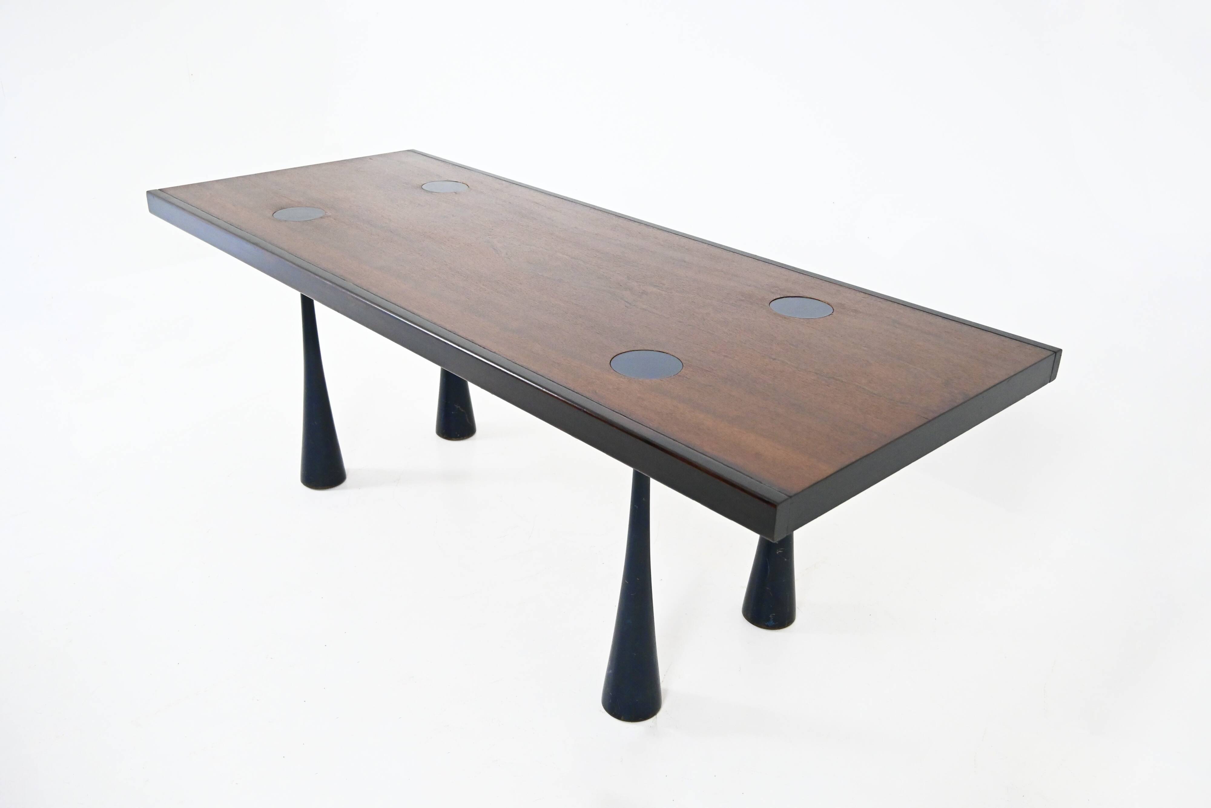 Dining table by Angelo Mangiarotti for La Sorgente Dei Mobili, 1970s