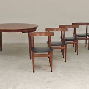 Table de repas et 4 chaises par Hans Olsen pour Frem Rojle  Danemark