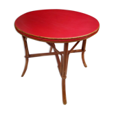 60s rattan coffee table