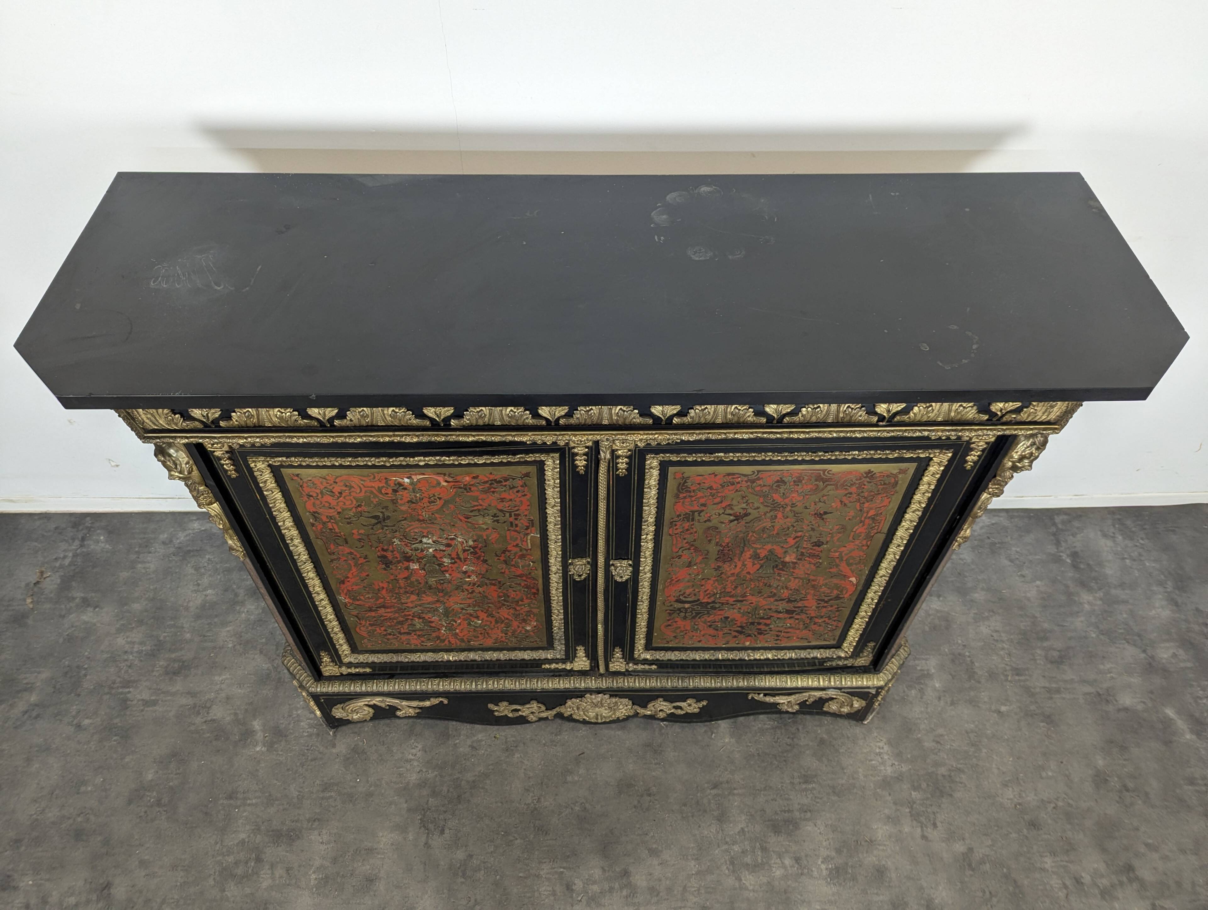 Boulle Marquetry Buffet from the Napoleonic III era