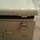 emergency suitcase. Metal. Vintage