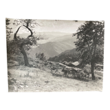 Photo silver sheepfold mountain Bernard Darot XXth