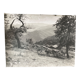 Photo silver sheepfold mountain Bernard Darot XXth