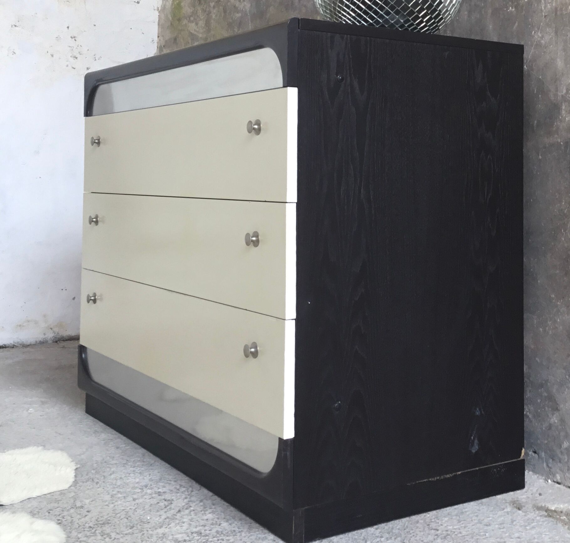 Gamma chest of drawers 3 drawers - space age 1980