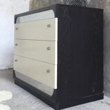 Gamma chest of drawers 3 drawers - space age 1980