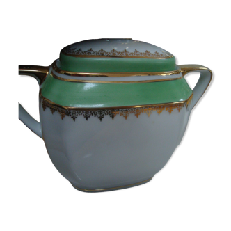 Green sugar bowl