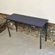 Double school desk with school bag holder