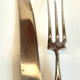 Silver-plated cutlery set with Minerva helmet, Paris