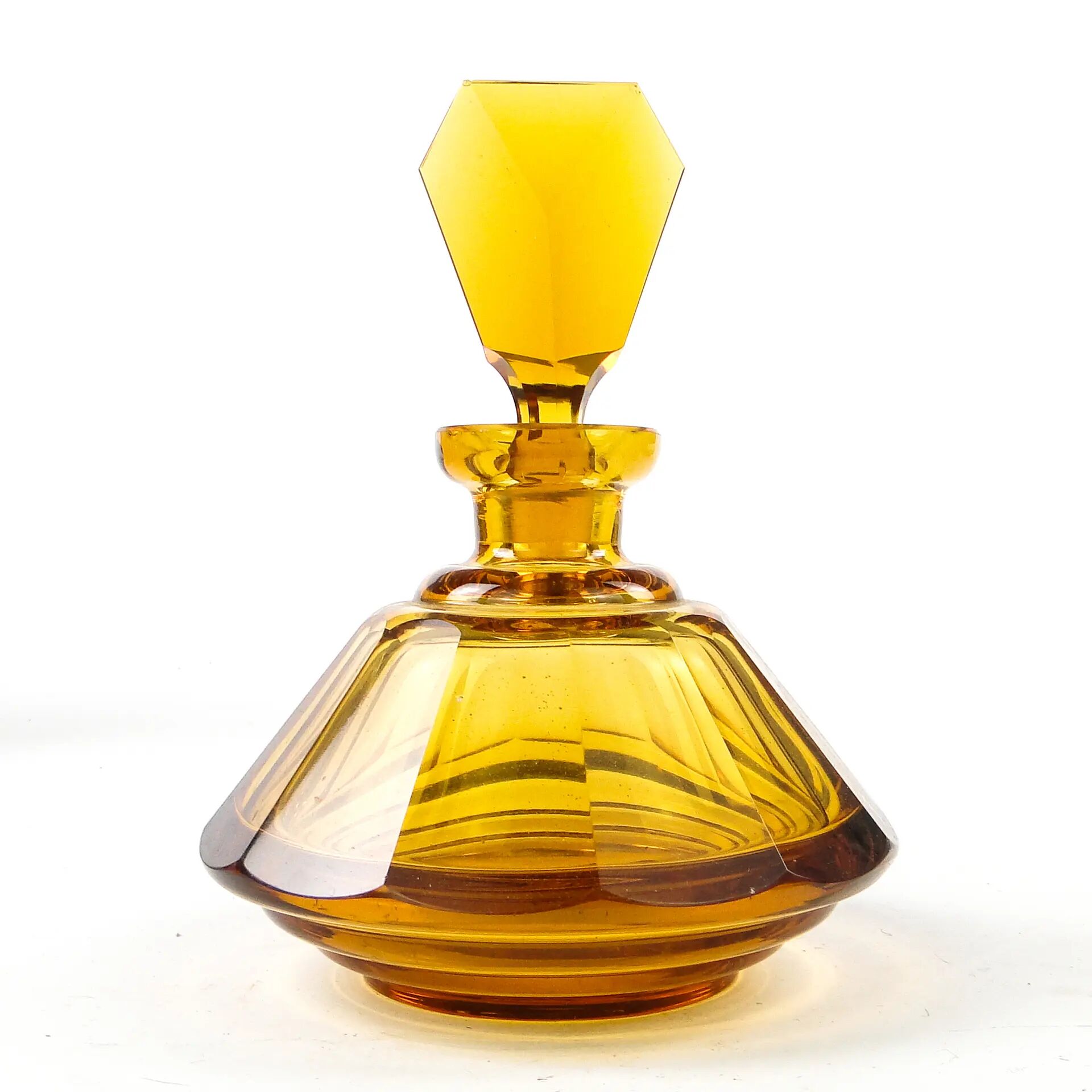 Carafe Art Déco, cristal, Bohême, Tchécoslovaquie, années 1930