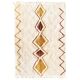 Berber carpet 120 x 170 cm white