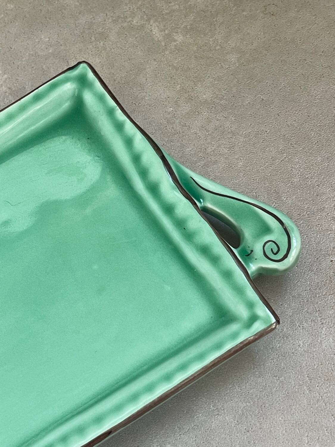 Vallauris ceramic plate.