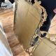 Baroque/Rococo triptych mirror in gilt brass, circa 1950 -M