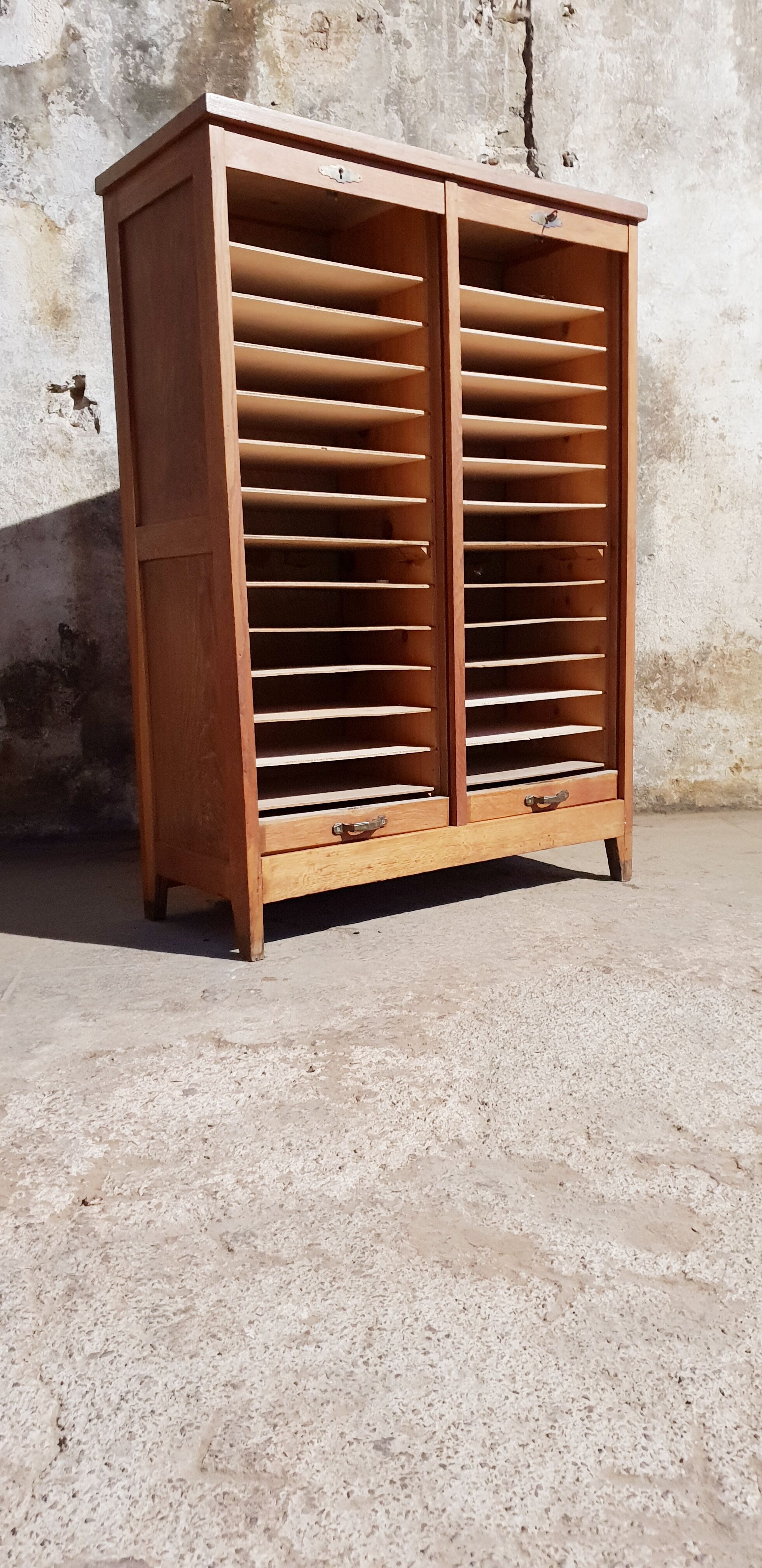 Double curtain binder