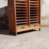 Double curtain binder