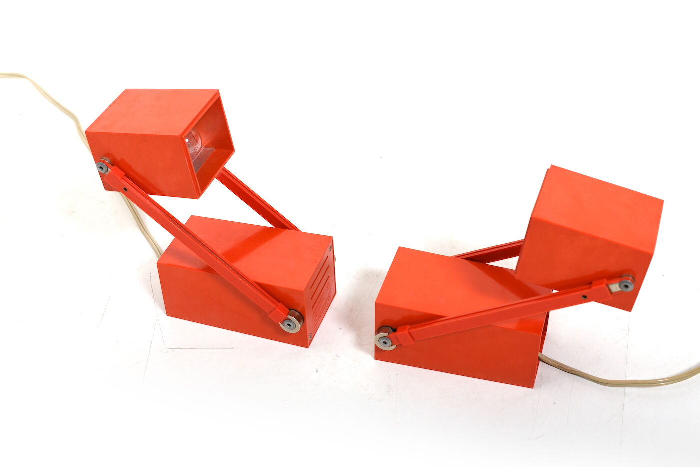 2 table lamps by bent gantzel-boysen 1960s