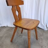 Set of 2 Vintage Wooden Tyrolean Dining Chairs by Ruko Sessel Alois Koller