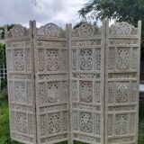 Carved wooden screen