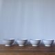 4 former bowls Sarreguemine - blue border