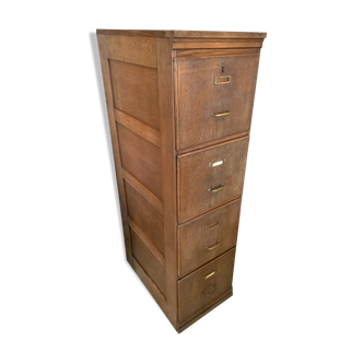 Wooden filing cabinet