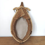 Miroir corde collier de cheval 65x35cm