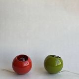 Pair of ceramic bedside lamps 1950