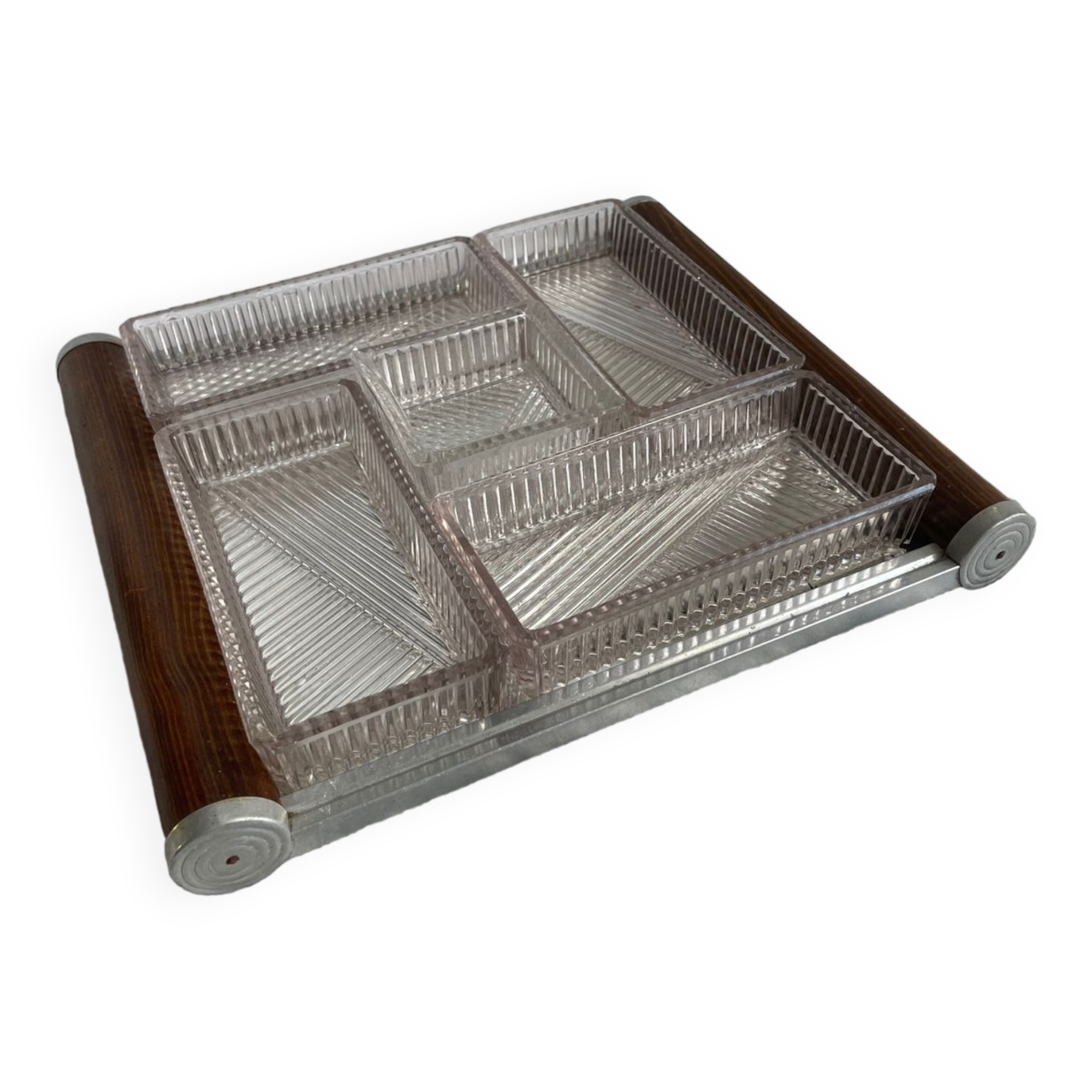 Art Deco aperitif servant tray